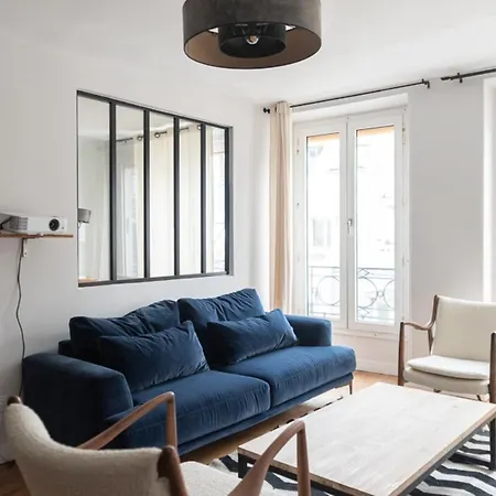 Charming 48m Near The Louvre 아파트 *